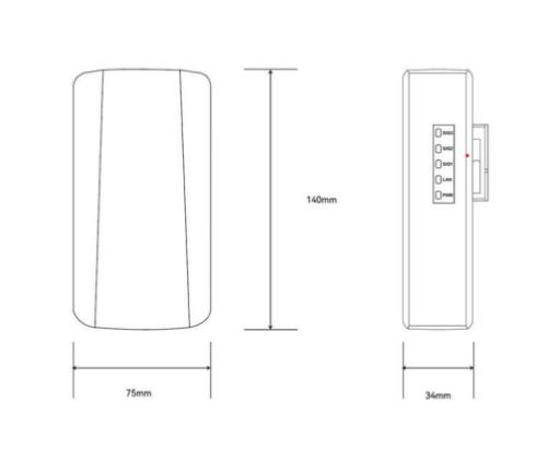 VİDEOPARK 2.4G/300MBPS (DIŞ ORTAM ACCESS POİNT 1KM) HAZIR KURULUMA GEREK YOK aktarıcı 2 Lİ SET VP-2300CPE